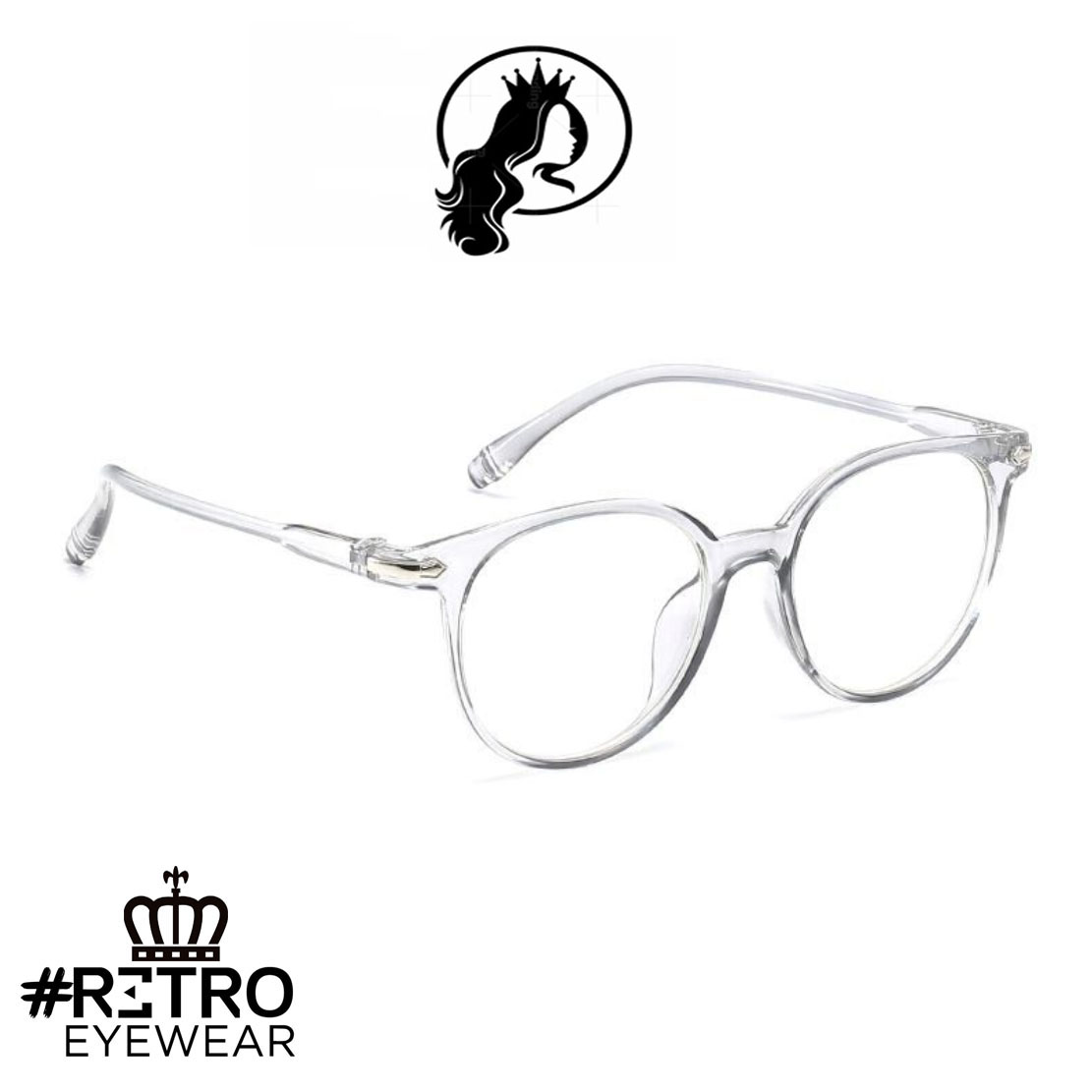 Original Óptica Gafas Descanso RETRO® ICE QUEEN Anti Blue Luz Azul Computador